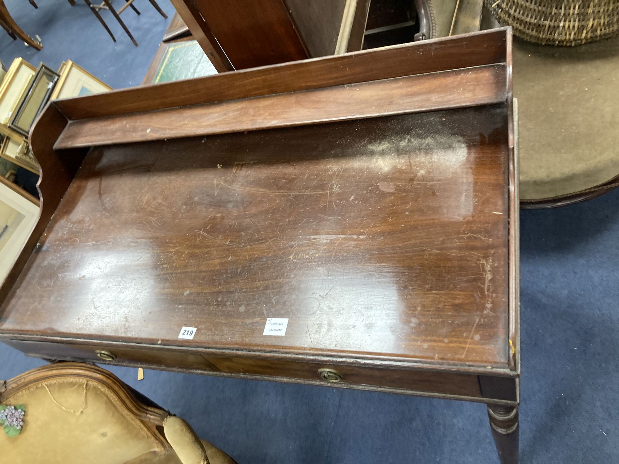 A late 17th century style oak oval topped, double gate leg dining table, width 214cm depth 180cm (extended) height 75cm